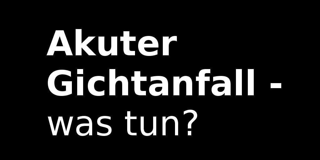 akuter-gichtanfall-was-tun